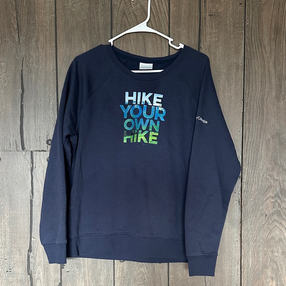 Columbia Women's Dark Blue Crewneck Sweatshirt